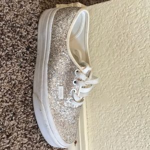 Vans rose gold sneakers